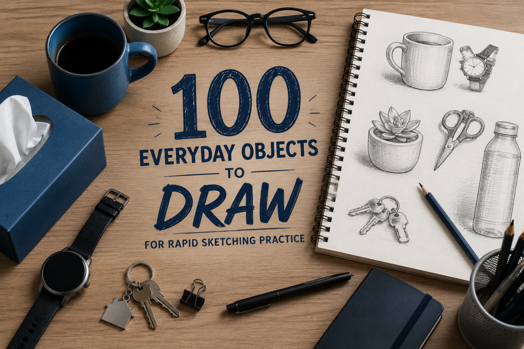 100 Everyday Objects to Draw