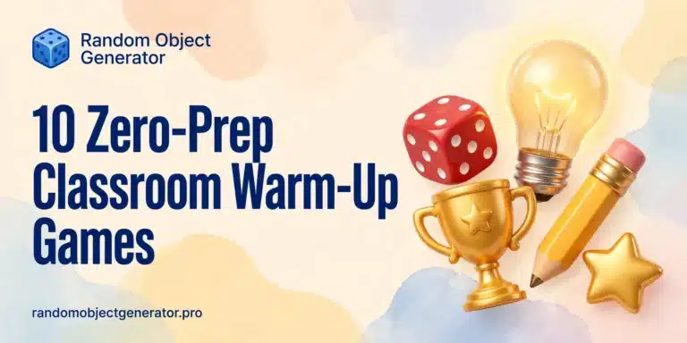 10 zero-prep classroom warm-up games for teachers