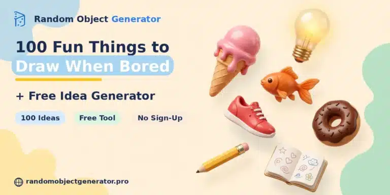 100 Fun Things to Draw When Bored